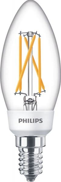 Philips E14 5-2.5-1W LED Kron varmvit Klar