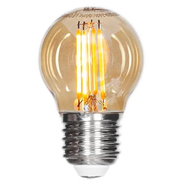 By Rydéns Filament dekorationslampa LEDdimmable klot E27 4W Ø45mm amber