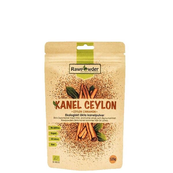 Rawpowder Kanel Ceylon mald EKO 125g