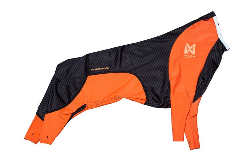 Non-Stop Dogwear Protector Snow Hundoverall Hane Svart & Orange (XS)