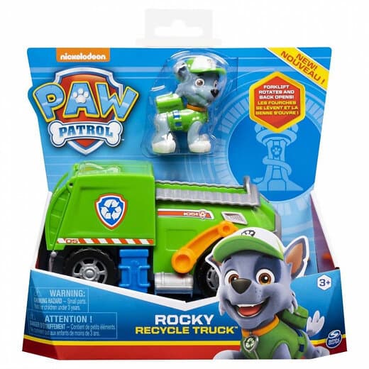 Spin Master Paw Patrol Rocky Recycle Truck