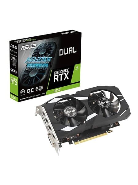 Asus GeForce RTX 3050 Dual OC HDMI 3xDP 6GB