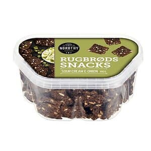 Nordthy Rugbrødssnack Sour Cream & Onion 190g