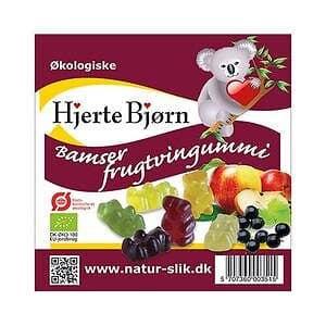 Eko Hjerte Bjørne Fruktvingummi-björnar, 80g