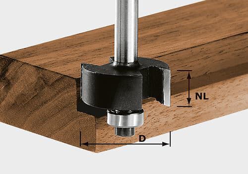 Festool Fals-/kantfräs HW S8 D31.7/NL 12.7