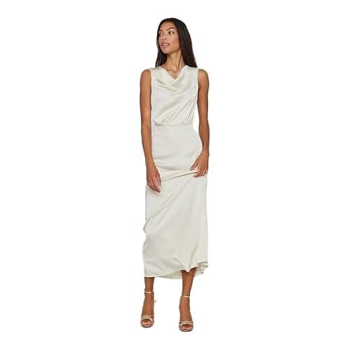 Vila Ravenna Waterfall Sleveless Long Dress (Dame)