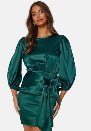 Bubbleroom Nellie Satin Dress