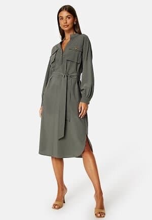 Bubbleroom Shaima Cargo Shirt Dress