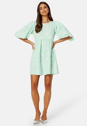 Bubbleroom Summer Luxe Puff Mini Dress