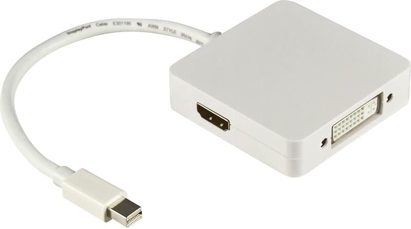 Deltaco DisplayPort Mini - DVI/HDMI/DisplayPort M-F Adapter 0.2m DP-MULTI1