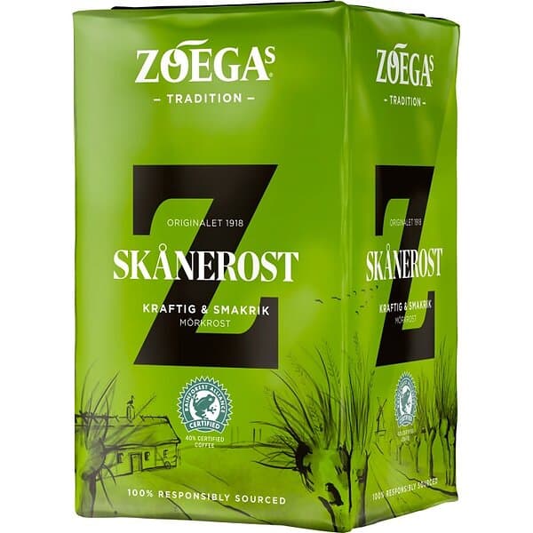 ZOÉGAS Kaffe Skånerost Mörkrost 450g