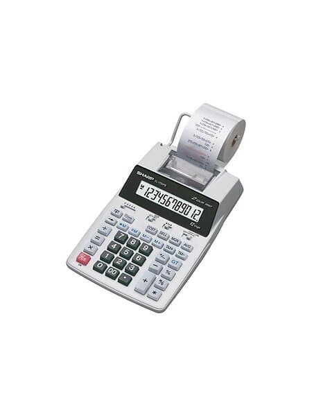 Sharp EL-1750PIIIGY printing calculator