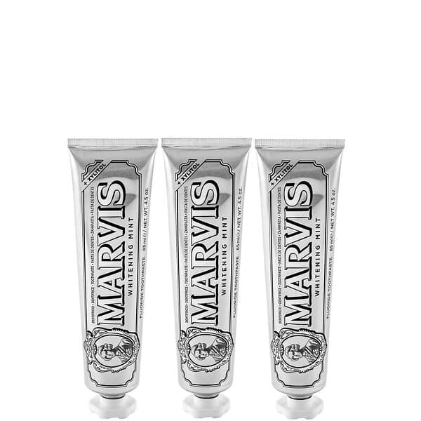 Marvis Whitening Mint Toothpaste Bundle (3 x 85 ml)