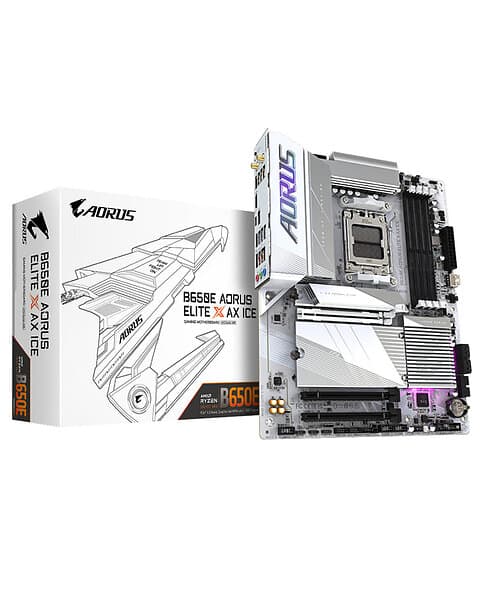 Gigabyte B650E Aorus Elite X AX Ice