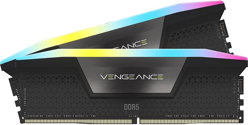 Corsair Vengeance RGB Black DDR5 6400MHz 2x48GB (CMH96GX5M2B6400C32)