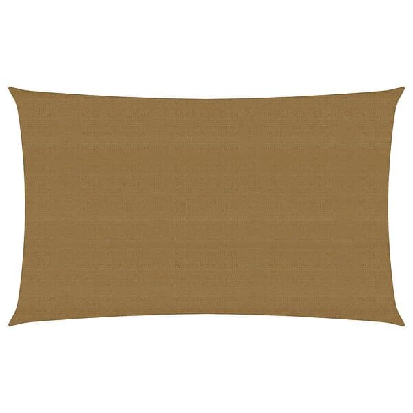 vidaXL Solsegel 160g/m² taupe 2x4.5 m HDPE 311395