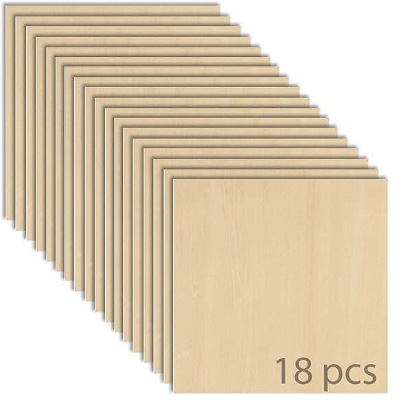 xTool 3mm Basswood plywood 30x30cm 18st