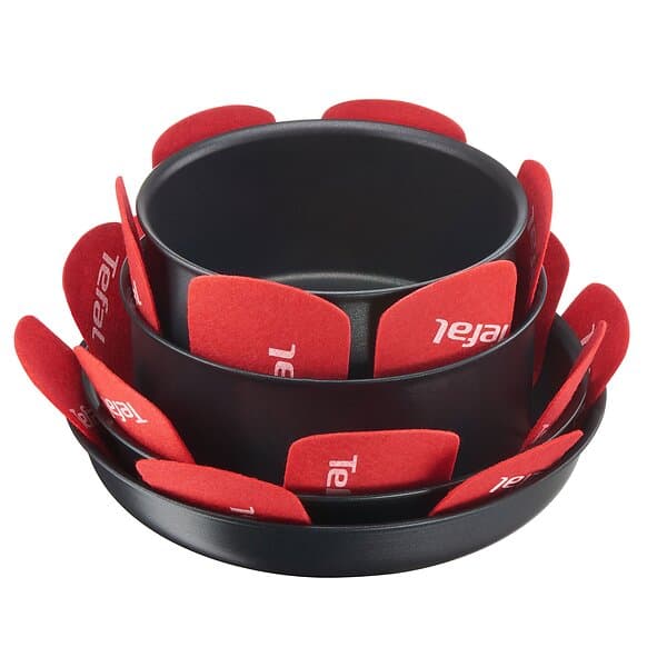 Tefal Kokkärlsskydd 38 cm 4-pack, röd