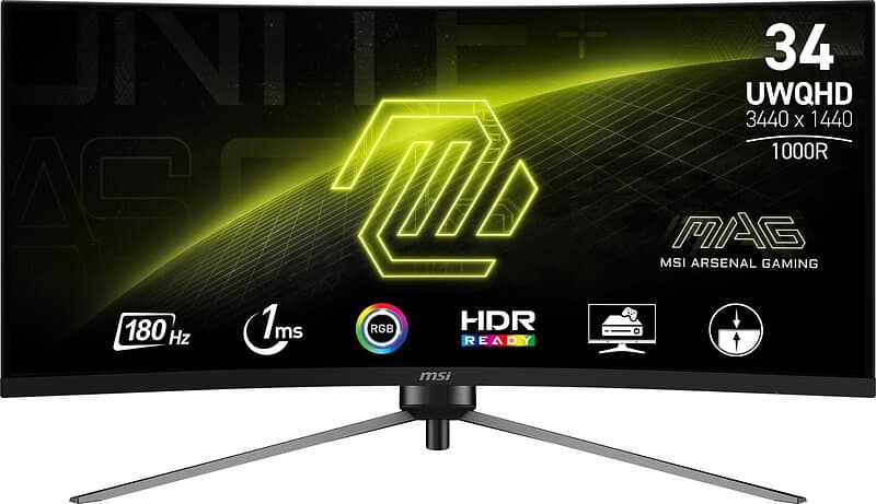 MSI MAG 345CQR 34" 180Hz VA WQHD