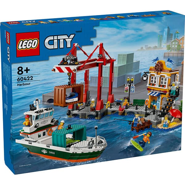 LEGO City 60422 Seaside Harbor With Cargo Ship