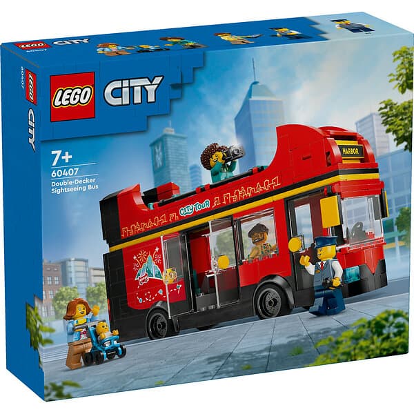 LEGO City 60407 Red Double-decker Sightseeing Bus