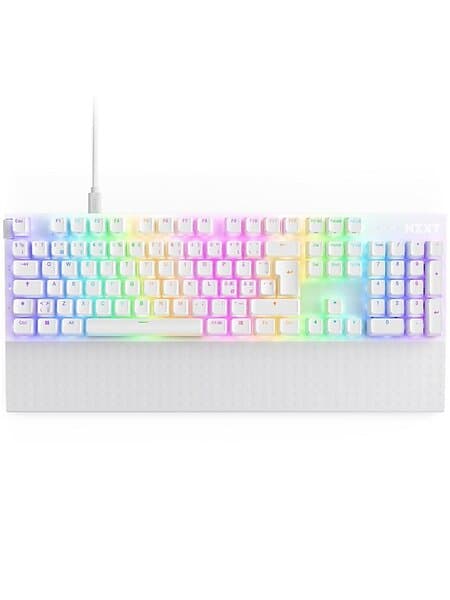 NZXT Function 2 Full Size Optical Switch Keyboard White