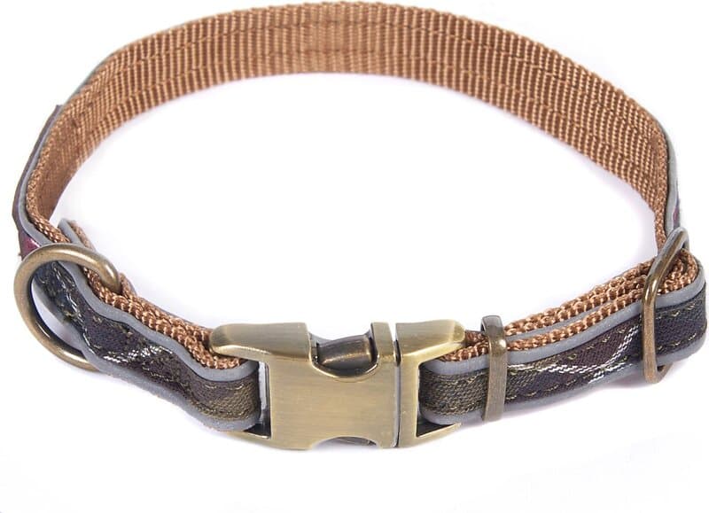 Barbour Reflective Tartan Dog Collar Classic