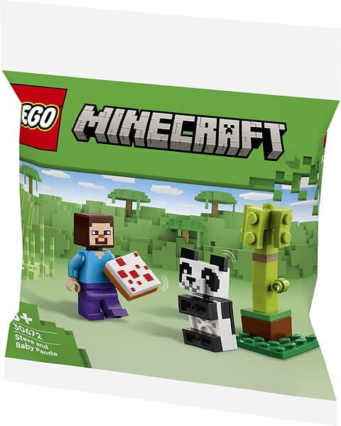 LEGO Minecraft 30672 Steve and Baby Panda