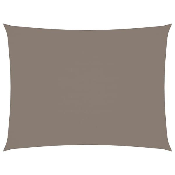 vidaXL Solsegel oxfordtyg rektangulärt 2x3 m taupe 135420