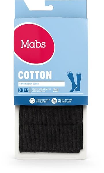 Mabs Cotton Knee Black S 1 K1