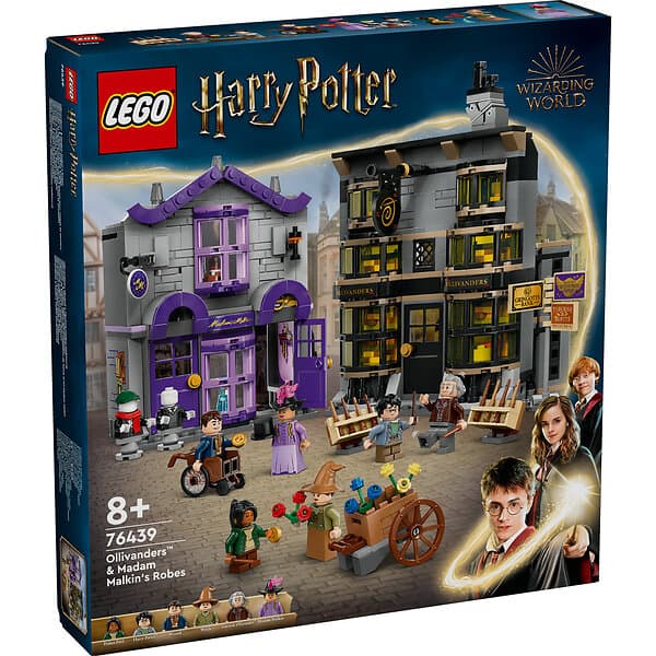 LEGO Harry Potter 76439 Ollivanders Wand Shop & Madam Malkin's Robes