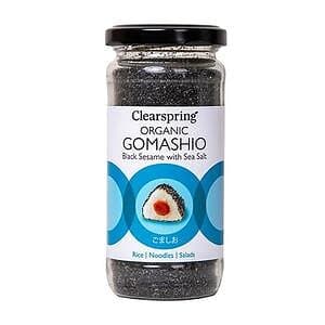 Clearspring Gomashio Svart Sesam havssalt, eko 100g