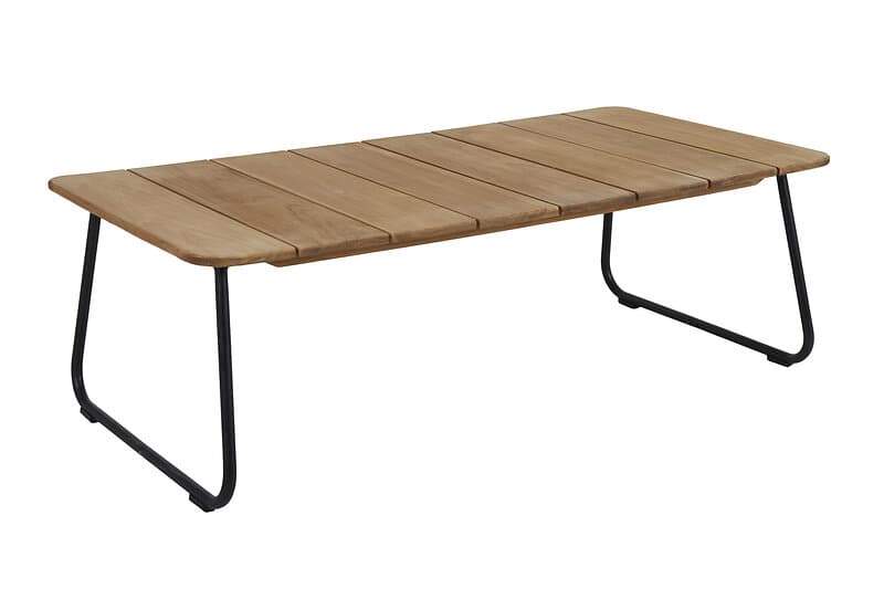 Brafab Nolli soffbord Teak/svart 140 x 70 cm