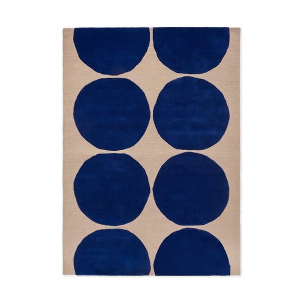 Marimekko Isot Kivet ullmatta Blue, 200x280 cm