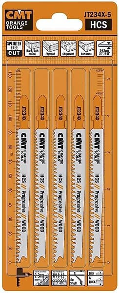 CMT Sticksågsblad JT234X-5; 5 st.