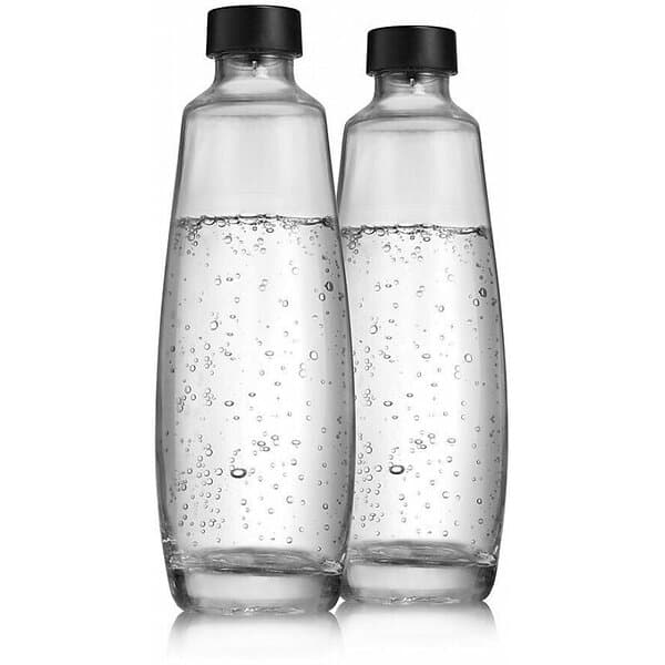 SodaStream DUO Glasflaska 1L 2-pack