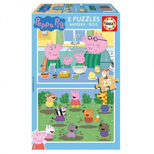 Educa Pussel: Peppa Pig 2 x 25 Bitar