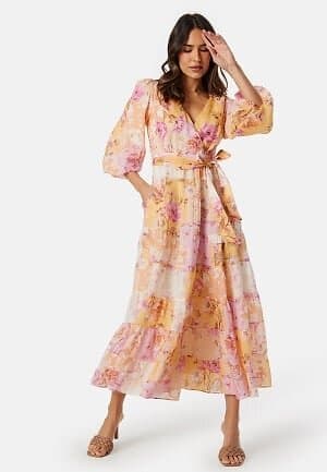 Forever New Imogen Tiered Wrap Midi Dress