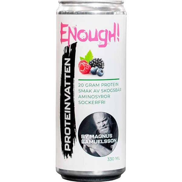 Enough Proteinvatten Skogsbär 330ml