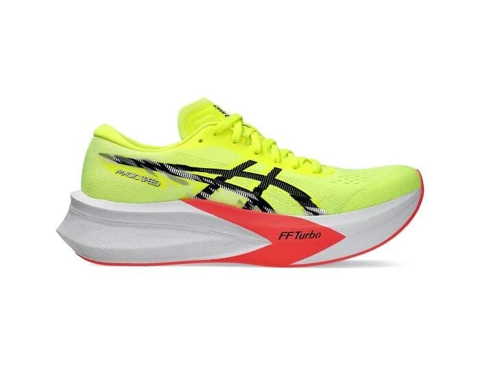 Asics Magic Speed 4 Womens Running Shoes - Yellow UK