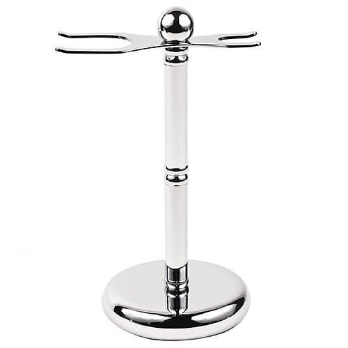 Parker Deluxe Chrome 2 Prong Shave Stand