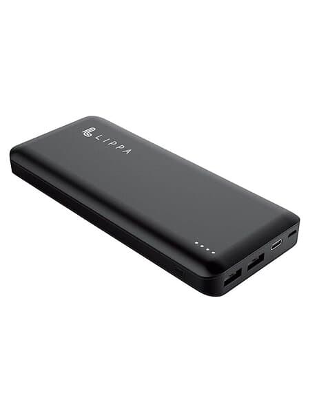 Lippa 26,800mAh Powerbank 60W USB-C PD & QC USB-A