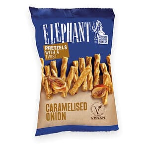 Elephant Pretzels Twisted Caramelized Onion 70g