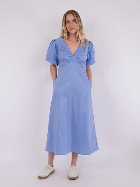 Neo Noir Illana Poplin Dress