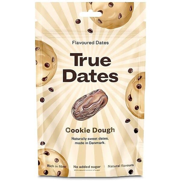 True Dates Dadlar Cookie Dough 100g