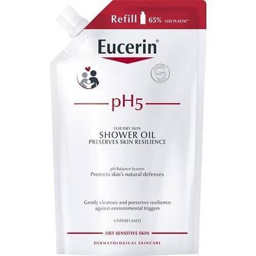 Eucerin pH5 Unperfumed Shower Oil Refill 400ml