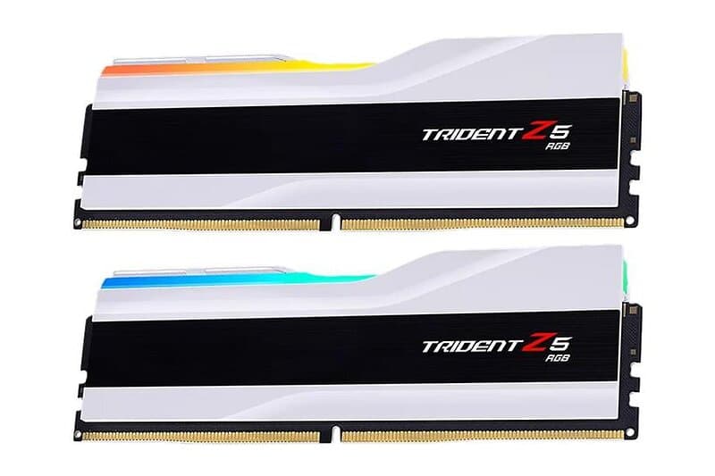 G.Skill Trident Z5 RGB White DDR5 7600MHz 2x24GB (F5-7600J3848F24GX2-TZ5RW)