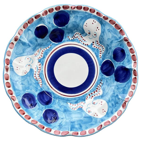 Piccola Home Amalfi Djup Tallrik 23 cm, Turkos