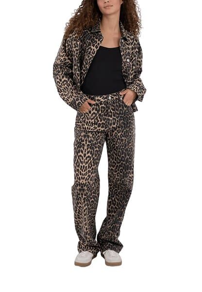 Neo Noir Simona Leopard Pants Jeans (Dam)