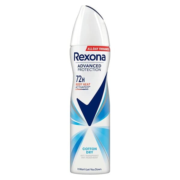 Rexona 72h Advanced Protection Cotton Dry spray 150ml 72H